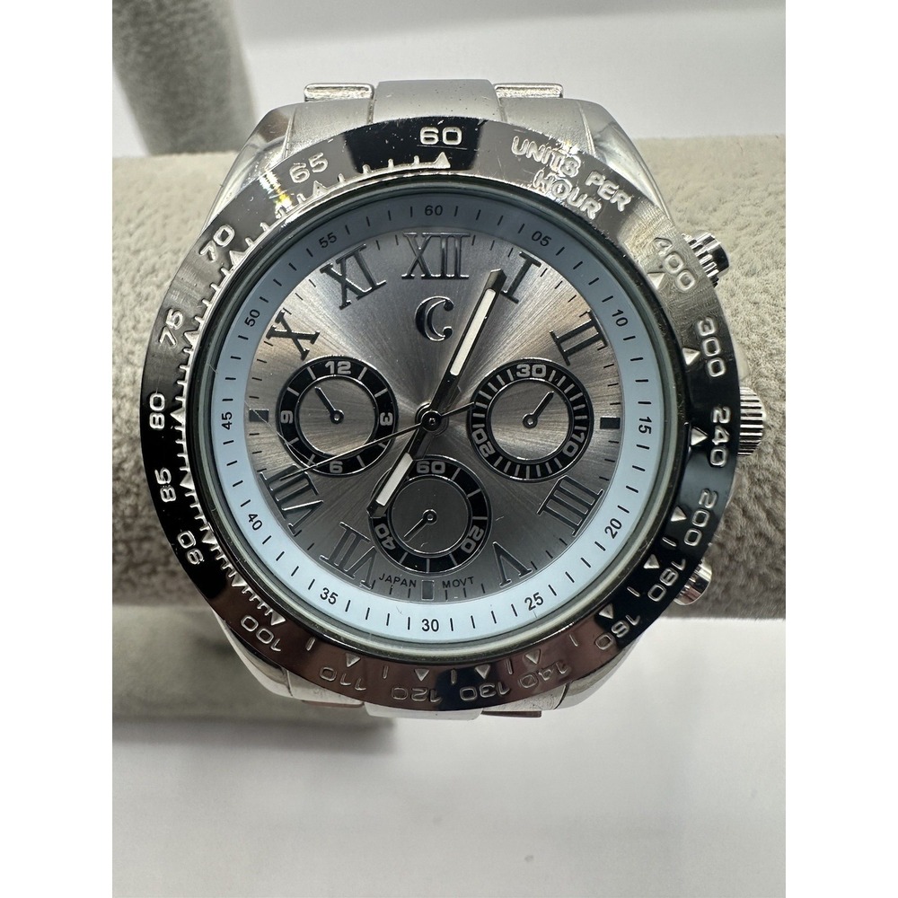 Charming Charlie RY4039slguaq Mens Watch New‎ Battery 40MM 7" V